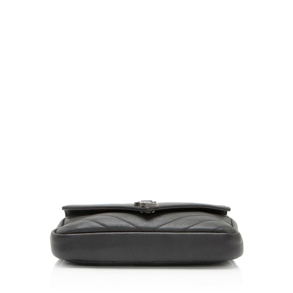 Saint Laurent Matelasse Calfskin Monogram College Mini Shoulder Bag - Picture 4 of 11